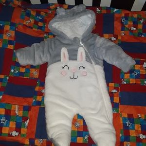 Girl bunny winter suit